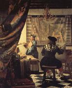 Jan Vermeer Die Malkunst Germany oil painting artist